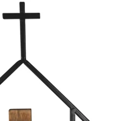 Cross & Steeple Wall Art Metal & Wood - Foreside Home & Garden -Decor Home Life Store GUEST 016c0a1e 38da 4b2f 91b7 10db14ced16d