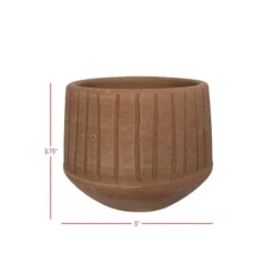 Routed Stripe Terracotta Planter By Foreside Home & Garden -Decor Home Life Store GUEST 080cbb54 c8f7 41e4 9ab3 26ff839dc7cd