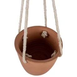 Hanging Planter Terracotta & Cotton By Foreside Home & Garden -Decor Home Life Store GUEST 0843e2a6 2867 40a7 8052 cf7385cc5ffa