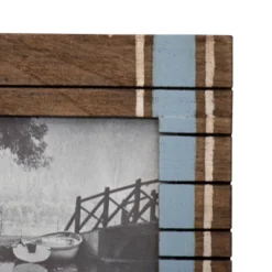 Blue Stripe 4x6 Inch "Lake Time" Wood Decorative Picture Frame - Foreside Home & Garden 10 Blue Stripe 4x6 Inch "Lake Time" Wood Decorative Picture Frame - Foreside Home & Garden -Decor Home Life Store GUEST 096fb873 42bf 493d ae3f 8b4ca3aa44b9