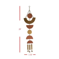 Geometric Brass Metal Hanging Wall Décor - Foreside Home & Garden -Decor Home Life Store GUEST 0b90761d 4ca6 48d1 aac6 88dd9f108dcf