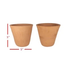 Set Of 2 Small Terracotta Planters - Foreside Home & Garden -Decor Home Life Store GUEST 10490bfa 64d8 4913 b37e 74f08ac2111f