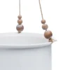 Set Of 2 Hanging Planters With Wood Bead Details - Foreside Home & Garden -Decor Home Life Store GUEST 14f03d81 1841 49e0 90da 71a531778f06