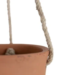 Hanging Planter Terracotta & Cotton By Foreside Home & Garden -Decor Home Life Store GUEST 16a9d928 de8f 46ae afa4 75b67d42a2af