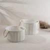 Set Of 2 Sandy Baskets White Metal & Cotton - Foreside Home & Garden 1 Set Of 2 Sandy Baskets White Metal & Cotton - Foreside Home & Garden -Decor Home Life Store GUEST 1d97ff62 4153 4a52 85f8 e2cc81673f6e