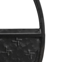 Round Black Metal Wall Planter - Foreside Home & Garden -Decor Home Life Store GUEST 1f5a6b9a dba7 4d66 827f 166965b2b08b