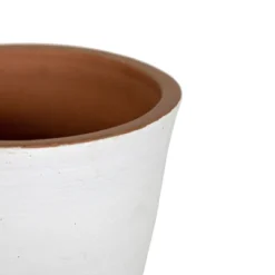 Footed Planter White Terracotta By Foreside Home & Garden -Decor Home Life Store GUEST 223baa35 13aa 4066 bb34 05cf3b1df8c6