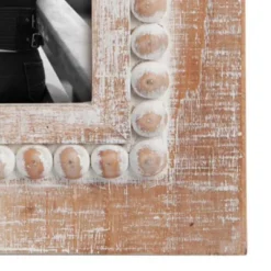 Natural Wood 4 X 6 Inch Whitewash Decorative Wood Picture Frame - Foreside Home & Garden -Decor Home Life Store GUEST 24acf492 34cb 400e 881f 269cb3231fe7