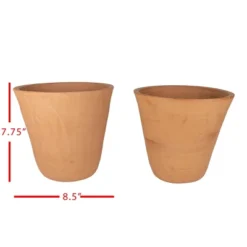 Set Of 2 Large Terracotta Planters - Foreside Home & Garden 9 Set Of 2 Large Terracotta Planters - Foreside Home & Garden -Decor Home Life Store GUEST 25918c5a 3c22 462a b274 54ff705025cf