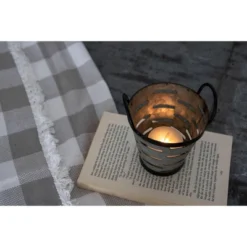 Olive Bucket Galvanized Metal Planter - Foreside Home & Garden -Decor Home Life Store GUEST 26046f5d f976 4686 ace5 7800ab2803d3