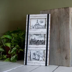 Triple 4 X 6 Inch Decorative Distressed White Wood Picture Frame With Metal Accents - Foreside Home & Garden -Decor Home Life Store GUEST 27c7aa01 5aeb 4828 95cf 62cf58022f3e
