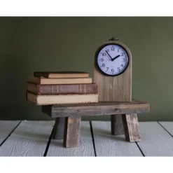 Rustic White Wood Battery Operated Table Clock - Foreside Home & Garden 13 Rustic White Wood Battery Operated Table Clock - Foreside Home & Garden -Decor Home Life Store GUEST 286f82d8 d40f 4ea1 b087 f5c77ce91d19
