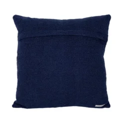 18X18 Inch Hand Woven Navy & Blue Striped Outdoor Pillow Polyester With Polyester Fill By Foreside Home & Garden -Decor Home Life Store GUEST 2a989576 0959 4b3f bb4a 2c6a5ab19be0