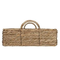 Brown Woven Seagrass & Metal Tray By Foreside Home & Garden -Decor Home Life Store GUEST 2eb64296 c218 4cfc a022 7757f3f55fd7