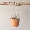 Hanging Planter Terracotta & Cotton By Foreside Home & Garden -Decor Home Life Store GUEST 33119735 6e95 439f b14d e2c1b58e238e