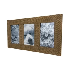 Crocodile Pattern 4X6 Three Photo Frame Natural Wood, MDF & Glass - Foreside Home & Garden 12 Crocodile Pattern 4X6 Three Photo Frame Natural Wood, MDF & Glass - Foreside Home & Garden -Decor Home Life Store GUEST 367f460b b97f 40e2 9949 fa9781e329fd