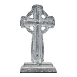 Gray Cast Iron Decorative Cross - Foreside Home & Garden -Decor Home Life Store GUEST 3d32fb8a 2647 4bf7 abdd 13628c770df1