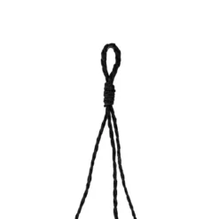 Hanging Basket Black Woven Seagrass & Rope By Foreside Home & Garden -Decor Home Life Store GUEST 3dad30fc cce6 4df1 92de db1097cb31f9