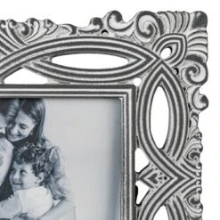 Filigree 4X6 Photo Frame Gray MDF & Glass - Foreside Home & Garden -Decor Home Life Store GUEST 3f394550 ae0e 4841 b1c3 2d84f40fd78c