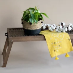 Set Of 2 Natural Cattail Decorative Storage Baskets With Pom Poms - Foreside Home & Garden 10 Set Of 2 Natural Cattail Decorative Storage Baskets With Pom Poms - Foreside Home & Garden -Decor Home Life Store GUEST 42df9119 3c8b 4f7f a7e8 f49643d4e76b