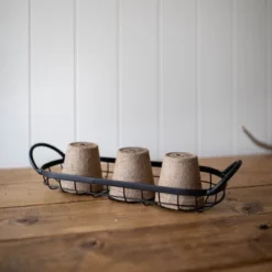 Oblong Black Metal Basket - Foreside Home & Garden -Decor Home Life Store GUEST 442f98fe 320c 46f4 920a 076064345e13