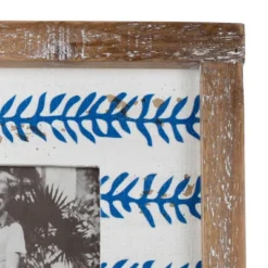Blue Print 5X7 Wood Photo Frame - Foreside Home & Garden -Decor Home Life Store GUEST 4599ee9b 7f0c 4e89 bc75 e52da1f4a8b2
