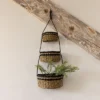 3-Tiered Hanging Basket Black Seagrass & Rope By Foreside Home & Garden 1 3-Tiered Hanging Basket Black Seagrass & Rope By Foreside Home & Garden -Decor Home Life Store GUEST 496c8ac7 1d06 4a7f bf06 fcfc58346fdc