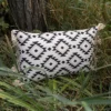 14X22 Inch Hand Woven Southwest Geo Outdoor Pillow Polyester With Polyester Fill By Foreside Home & Garden