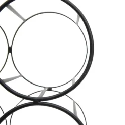 Black Metal Wine Bottle Holder - Foreside Home & Garden -Decor Home Life Store GUEST 5f15f3e0 12d0 40cb b36d 1bb4c0539663