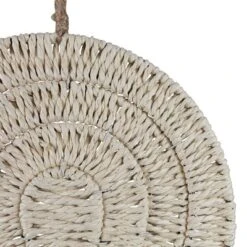 Harmony Arch Hanging Accent Seagrass & Raffia - Foreside Home & Garden -Decor Home Life Store GUEST 5fa28bf6 e984 4218 969b dee8abcb4595