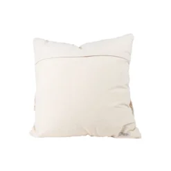 Cream Alternating Fringe 18X18 Hand Woven Filled Pillow - Foreside Home & Garden -Decor Home Life Store GUEST 60b2ed26 063e 4cfe ab6c 7d5baa8ba42a