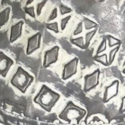 Set Of 2 Rustic Whitewashed Pattern Galvanized Metal Decorative Storage Baskets With Faux Leather Handles - Foreside Home And Garden 16 Set Of 2 Rustic Whitewashed Pattern Galvanized Metal Decorative Storage Baskets With Faux Leather Handles - Foreside Home And Garden -Decor Home Life Store GUEST 60b736c0 98fe 4ea5 aa41 7ca00a2861b6