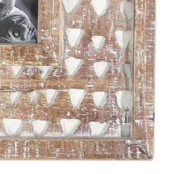 Natural Wood 4 X 6 Inch Whitewash Pattern Decorative Wood Picture Frame - Foreside Home & Garden -Decor Home Life Store GUEST 64cdaba9 de19 49e7 8ad4 e71c6a278832