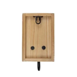 Faucet Wall Hook Black Cast Iron & Wood By Foreside Home & Garden -Decor Home Life Store GUEST 68f14990 37c2 4033 8103 6b670c6df48b