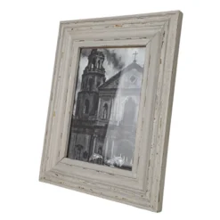 Distressed 5X7 Photo Frame Gray Wood, MDF & Glass - Foreside Home & Garden -Decor Home Life Store GUEST 6a4058c1 295a 4fe0 a992 441ead9efffc