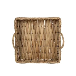 Brown Woven Seagrass & Metal Tray By Foreside Home & Garden -Decor Home Life Store GUEST 6c36bacf ae1e 49ce 8aa1 912511a222a0