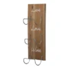 Three Bottle "Live Love Wine" Wood Wall Mount Wine Rack - Foreside Home & Garden -Decor Home Life Store GUEST 7241245f 4c22 4a31 ac18 797af58f3cee