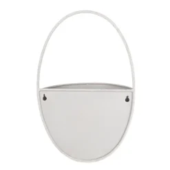 Textured Wall Pocket Gray Metal - Foreside Home & Garden -Decor Home Life Store GUEST 72de920d 8d19 486b a10f 4e79f9962fb3