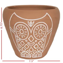 Owl Multi Terracotta Planter - Foreside Home & Garden -Decor Home Life Store GUEST 75780c74 e40f 4378 bacc 213bab4570c3