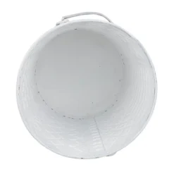 Multi Pattern Bucket Planter Metal & Wood - Foreside Home & Garden 9 Multi Pattern Bucket Planter Metal & Wood - Foreside Home & Garden -Decor Home Life Store GUEST 760fd039 c308 4513 869f 5259f980315f