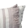 Oversized 14x36" Decorative Cotton Lumbar Throw Pillow With Knotted Accent And Hand Tied Fringe - Foreside Home & Garden -Decor Home Life Store GUEST 793c8d48 85db 45a3 92f9 aad1116b9f8e