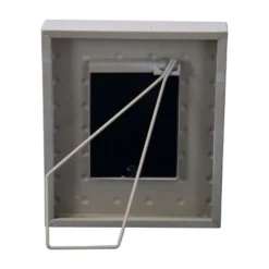 Cream Bubble Pattern 4x6 Inch Enamel Metal Decorative Picture Frame - Foreside Home & Garden -Decor Home Life Store GUEST 7a004cc6 1882 4afb aa46 59f17fa46395