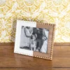 8X10 Inch Beaded Picture Frame White Dipped Wood, MDF & Glass By Foreside Home & Garden -Decor Home Life Store GUEST 7f1567c5 a91d 4e87 bd1c f4eb7a4d3c50
