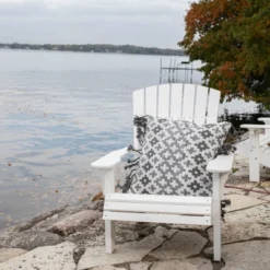 24x24 Inches Hand Woven Gray Polyester With Polyester Fill Pillow - Foreside Home & Garden 10 24x24 Inches Hand Woven Gray Polyester With Polyester Fill Pillow - Foreside Home & Garden -Decor Home Life Store GUEST 809b49c6 d865 43c2 99a5 21f47592ed43