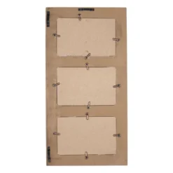 Triple 4 X 6 Inch Decorative Distressed White Wood Picture Frame With Metal Accents - Foreside Home & Garden -Decor Home Life Store GUEST 837a6165 1822 496e 8325 157a6cf63fca