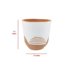 Large Natural Terracotta Painted Planter - Foreside Home & Garden -Decor Home Life Store GUEST 851cf4e0 0027 44e3 a742 bc51d334aceb