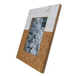 Color Block 5X7 Photo Frame White MDF, Cork & Glass - Foreside Home & Garden -Decor Home Life Store GUEST 8b5caec3 6695 4cdf 9bc9 faf926c13db1