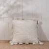 Pulled Knot White 24X24 Hand Woven Filled Pillow - Foreside Home & Garden 2 Pulled Knot White 24X24 Hand Woven Filled Pillow - Foreside Home & Garden -Decor Home Life Store GUEST 8eb804f0 cebe 41b1 b49a 8f93ce1a8da7