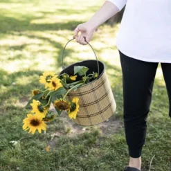 Set Of 2 Brown Metal & Wood Bins - Foreside Home & Garden -Decor Home Life Store GUEST 91ff4fcc 153f 4fdd a27e d7d19ab71eb6
