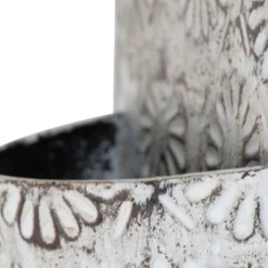 Rustic Antique White Metal Hanging Wall Storage Pocket - Foreside Home & Garden 12 Rustic Antique White Metal Hanging Wall Storage Pocket - Foreside Home & Garden -Decor Home Life Store GUEST 96eedfef 209b 4054 90aa bfa316169af4